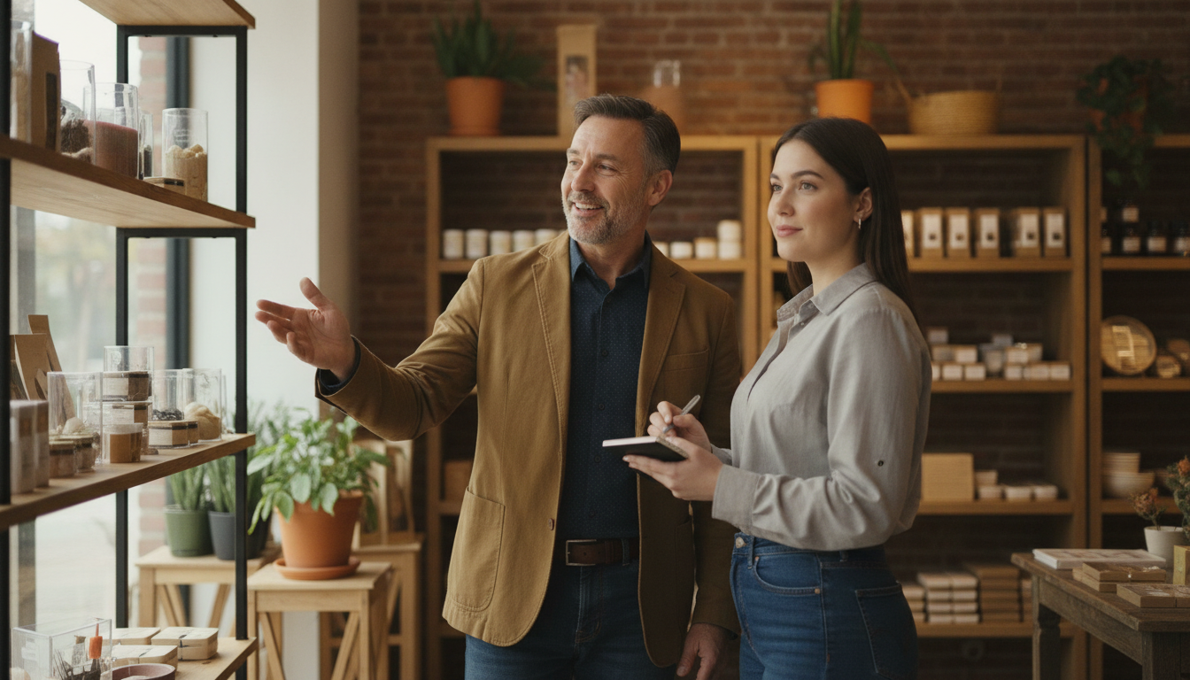 An owner confidently handing off a task, trusting it will be done