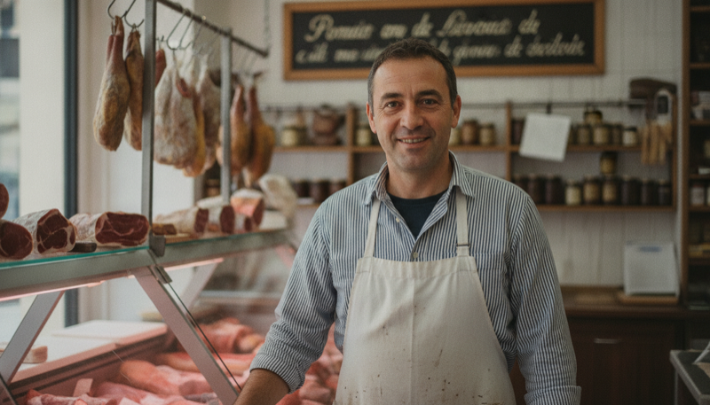 Rulrr brand imagery — a real local business owner