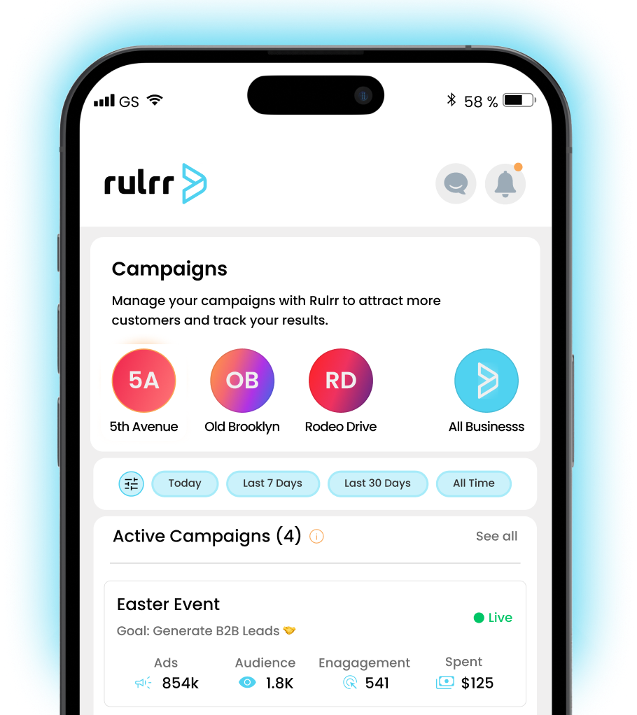 L'application Rulrr reliant campagnes, données et contenu
